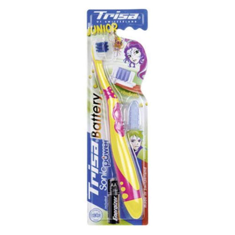 Buy Trisa Sonic Power Battery Young Toothbrush 1 PC Online - Kulud Pharmacy