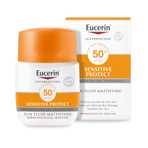 Buy Eucerin Mattifying Sun Fluid 50+ Cream 50 ML Online - Kulud Pharmacy