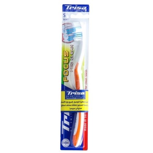 Trisa Focus Soft Toothbrush 1 PC | Toothbrushes Trisa Focus Soft Toothbrush 1 PC | Toothbrushes
