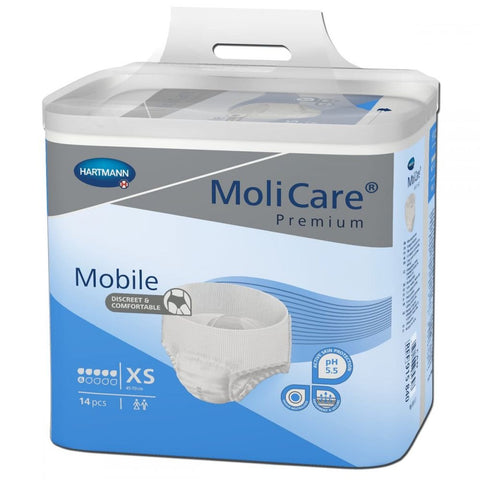 Buy MOLICARE PREMIUM MOBILE SIZE XS 14'S Online - Kulud Pharmacy