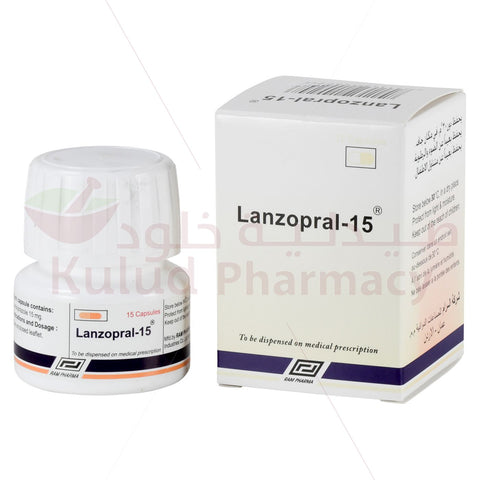 Buy Lanzopral Hard Capsule 15Mg 15 PC Online - Kulud Pharmacy