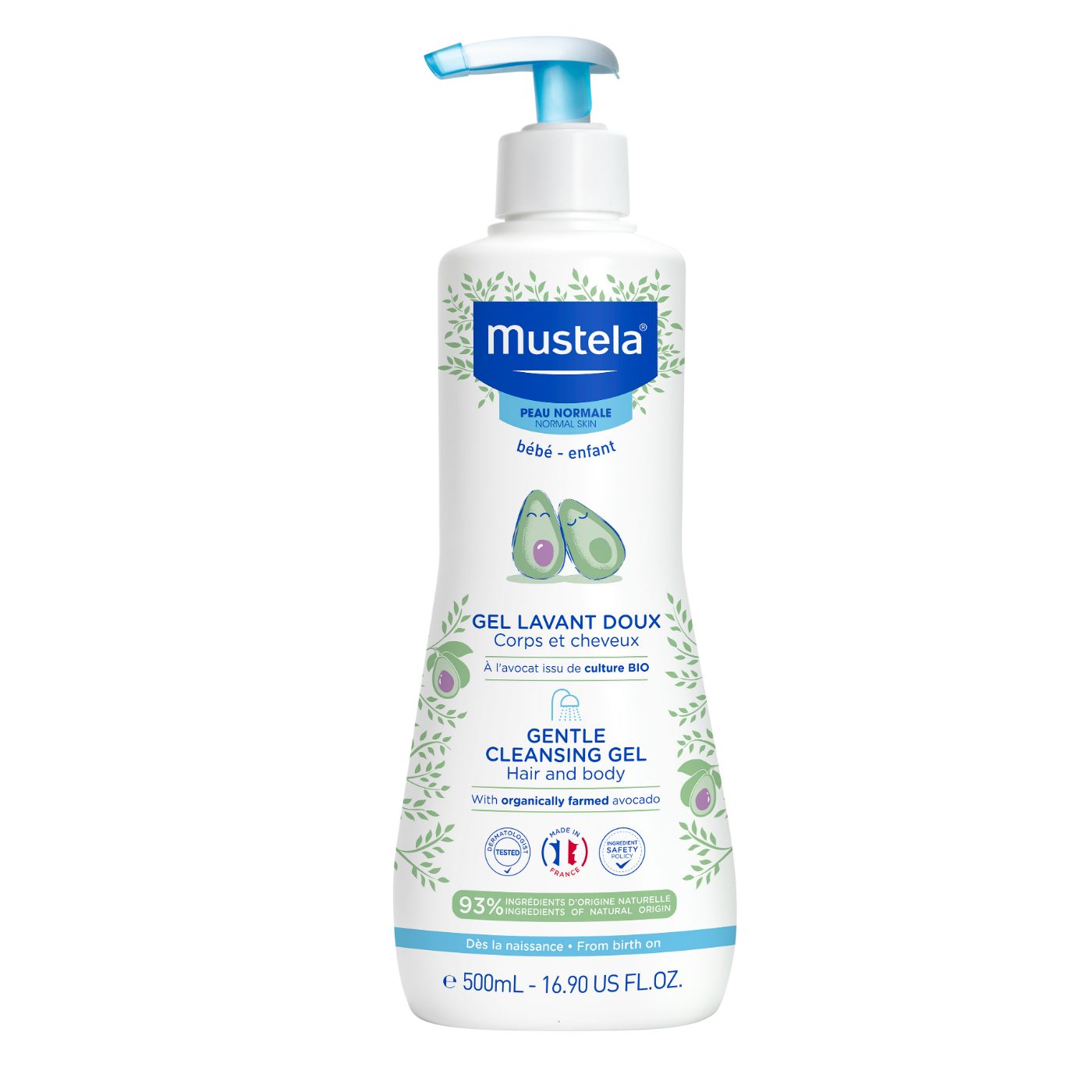 Mustela Gentle Cleansing Gel 500 ML | Baby Bath Mustela Gentle Cleansing Gel 500 ML | Baby Bath