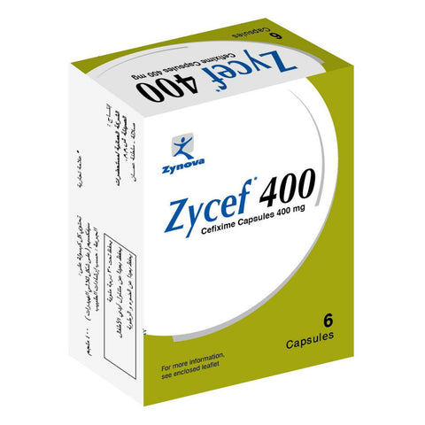 Buy Zycef Capsule 400Mg 6 PC Online - Kulud Pharmacy