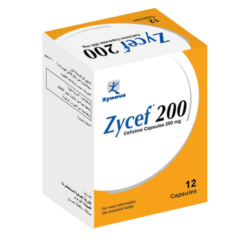 Buy Zycef Capsule 200Mg 12 PC Online - Kulud Pharmacy