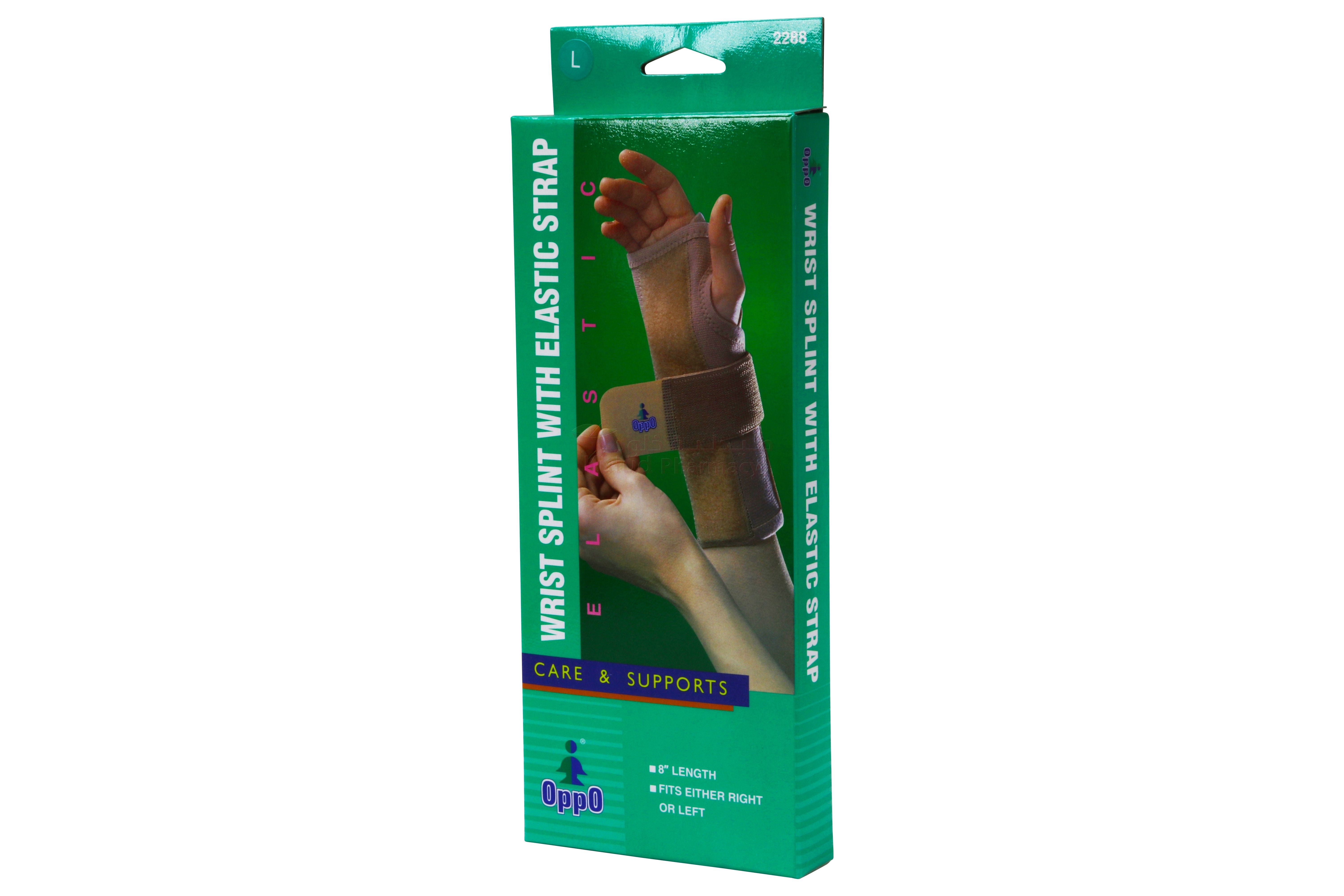 Oppo Wrist Splint With Elastic Strap Support 1 PC | Back & Hernia Support Oppo Wrist Splint With Elastic Strap Support 1 PC | Back & Hernia Support