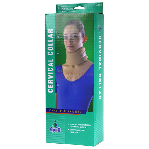 Buy Oppo Cervical Collar Height:3 X Large 4091 3 Support 1 PC Online - Kulud Pharmacy