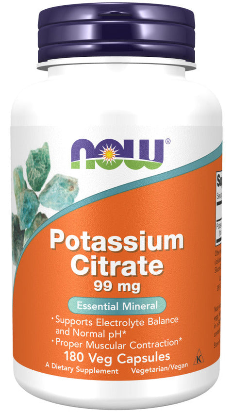Now Potassium Citrate 99Mg 180 Caps