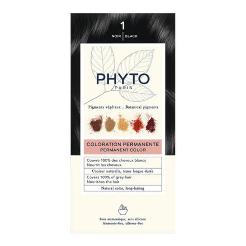 Phytocolor – 01 Black – Permanent Hair Color