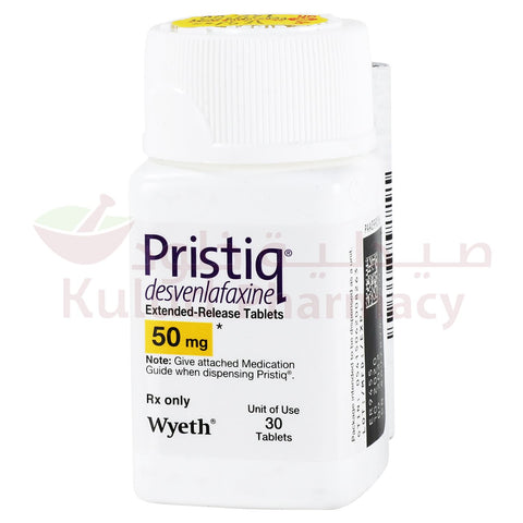 Buy Pristiq Tablet 50Mg 30 PC Online - Kulud Pharmacy