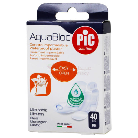 Pic Aquabloc Assorted Plaster 40 PC