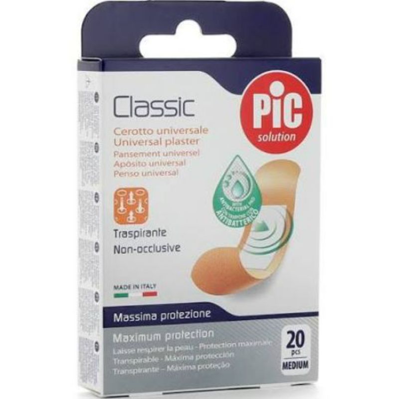 Pic Classic (19 X 72 Mm) Plaster 20 PC | Plasters Pic Classic (19 X 72 Mm) Plaster 20 PC | Plasters