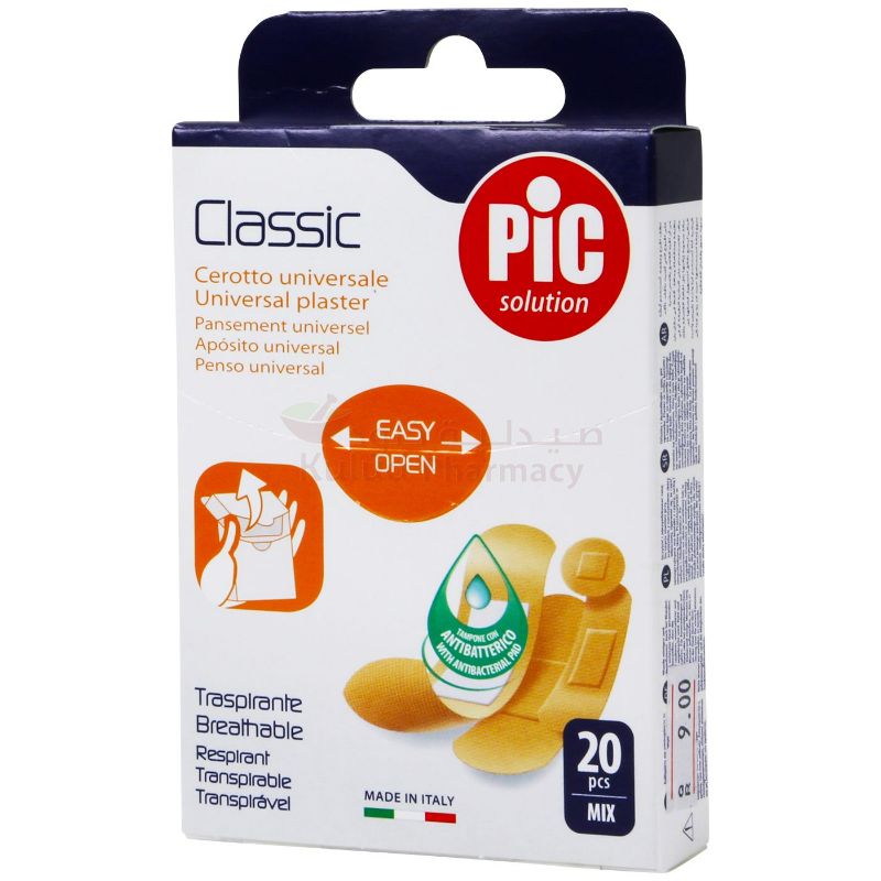 Pic Classic Assorted Plaster 20 PC | Plasters Pic Classic Assorted Plaster 20 PC | Plasters