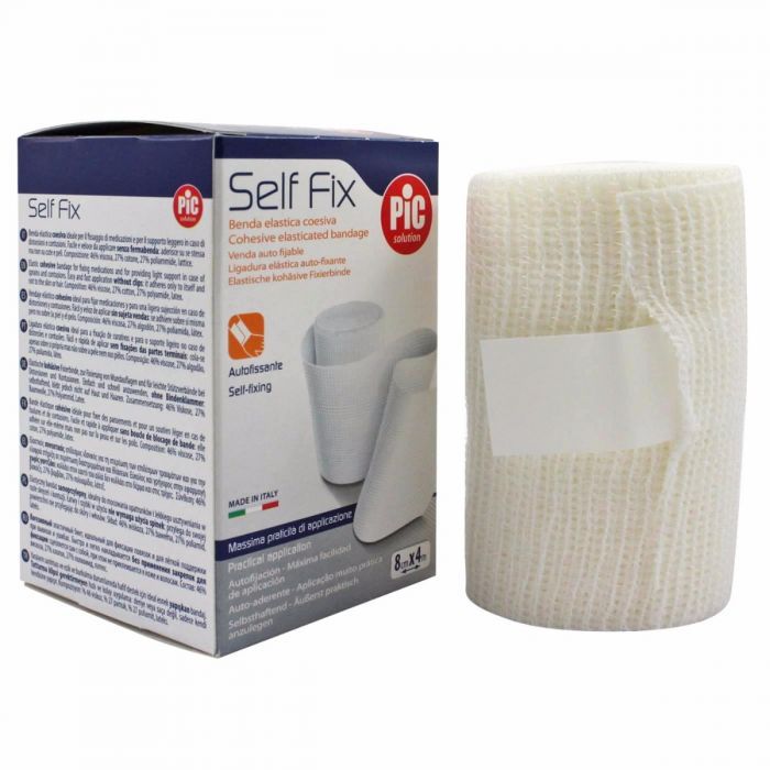 Pic Elastic Self Fix (Cm 8 X 4M) Bandage 1 PC | Cotton Gauze Bandages Pic Elastic Self Fix (Cm 8 X 4M) Bandage 1 PC | Cotton Gauze Bandages