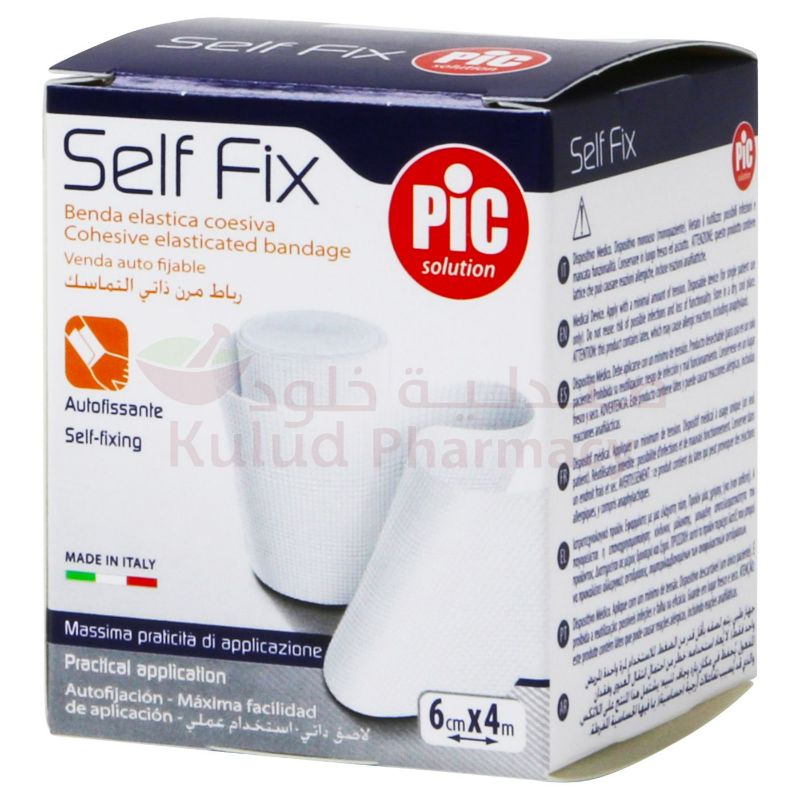 Pic Elastic Self Fix (Cm6 X 4M) Bandage 1 PC | Cotton Gauze Bandages Pic Elastic Self Fix (Cm6 X 4M) Bandage 1 PC | Cotton Gauze Bandages