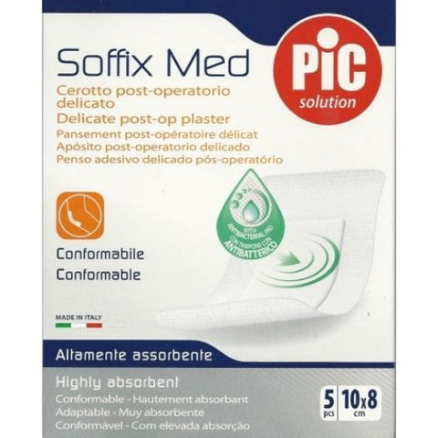 Buy Pic Soffix Med Cm10 X8 Sterile Plaster 5 PC Online - Kulud Pharmacy