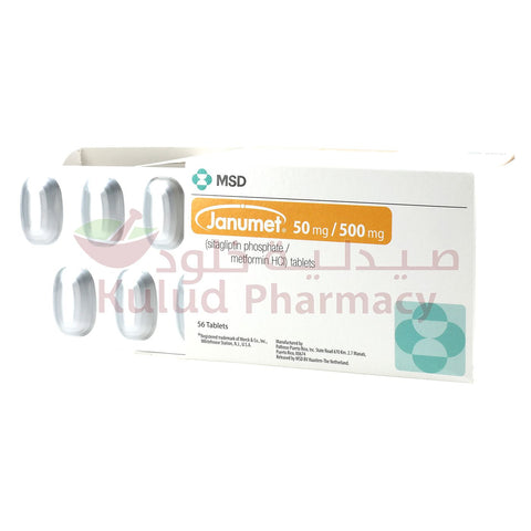 Buy Janumet Tablet 50/500Mg 56 PC Online - Kulud Pharmacy