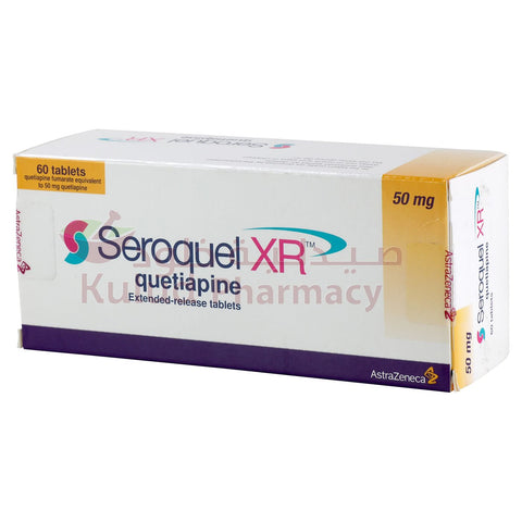 Buy Seroquel Xr Tablet 50Mg 60 PC Online - Kulud Pharmacy