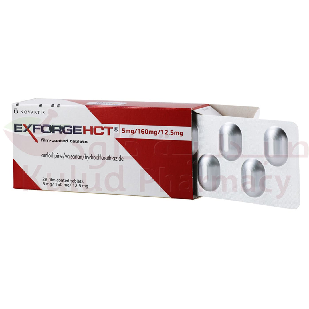 Exforge Hct Gastro-Resistant Tablet 5/160/12.5/Mg 28 PC | Kulud Pharmacy