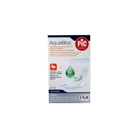 Pic Aquabloc 15 X 10 Cm Sterile Plaster 5 PC