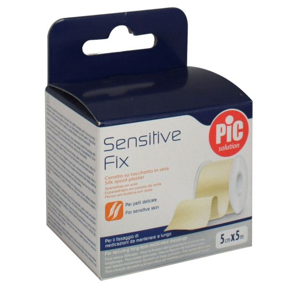 Pic Silk Spool Cm 5 X 5M Plaster 1 PC | Plasters Pic Silk Spool Cm 5 X 5M Plaster 1 PC | Plasters
