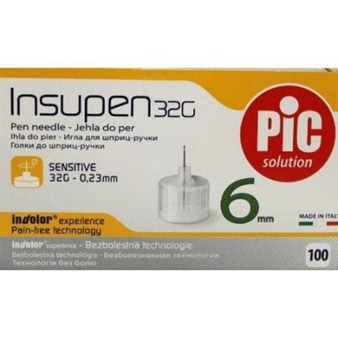 Buy Pic Insupen Pen G 32 X 6 Mm Needle 100 PC Online - Kulud Pharmacy