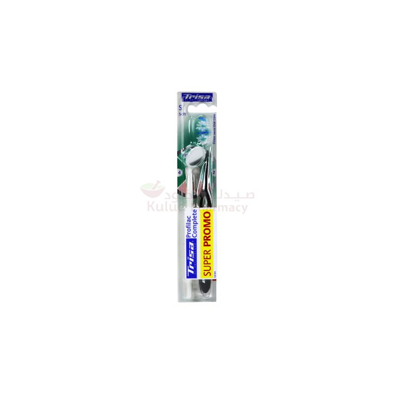 Trisa Profilac Complete Soft Toothbrush 1 PC | Toothbrushes Trisa Profilac Complete Soft Toothbrush 1 PC | Toothbrushes