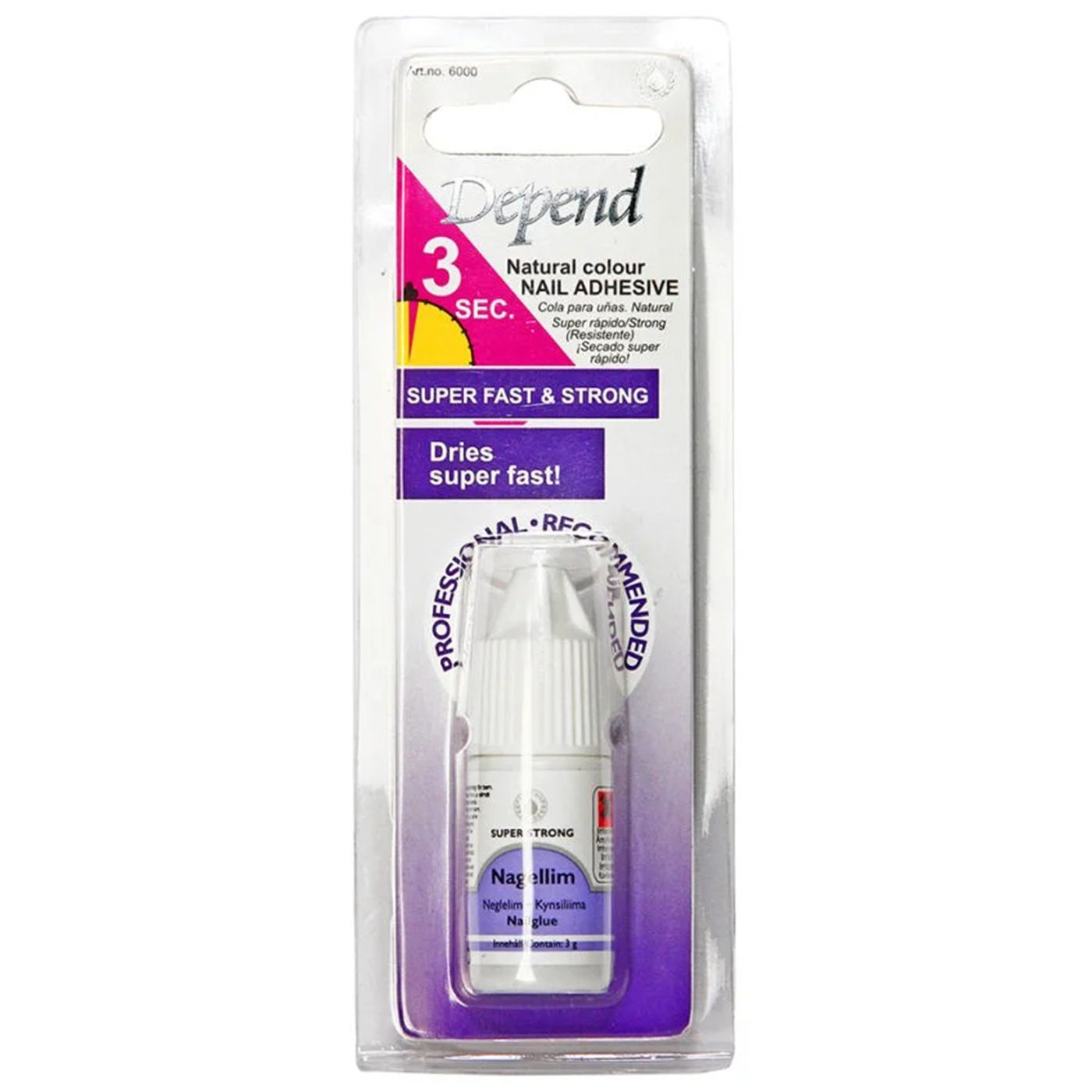 Depend Nail Glue 3 GM | Artificial Nails Depend Nail Glue 3 GM | Artificial Nails