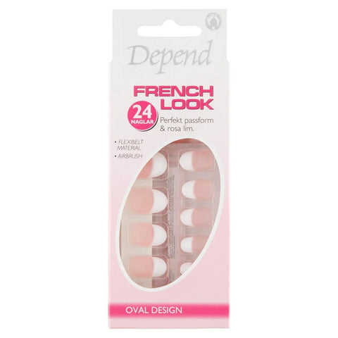 Buy Depend Look Oval Pink Artificial Nail 24 PC Online - Kulud Pharmacy