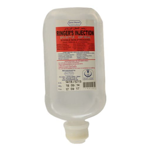 Qatar Pharma Ringer Intravenous Infusion 500 ML | Kulud Pharmacy
