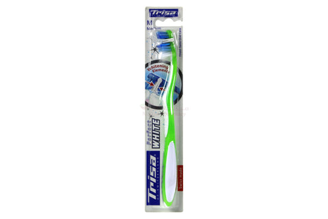 Buy Trisa Perfect White Medium Toothbrush 1 PC Online - Kulud Pharmacy