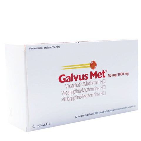 Galvus Met Tablet 50/1000 Mg 60 PC