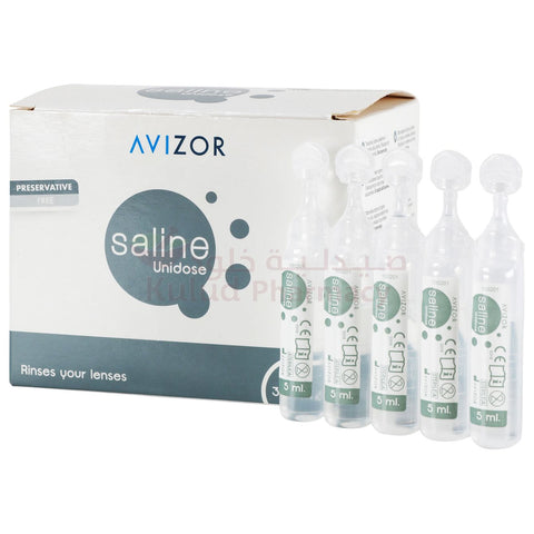 Buy Avizor Saline Unidose Solution 5Ml 30 VL Online - Kulud Pharmacy