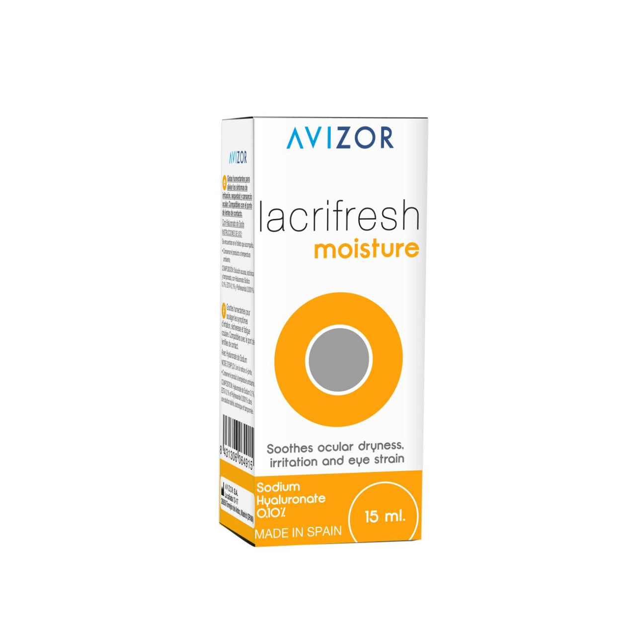 Avizor Lacrifresh Moisture Eye Drops 15 ML Kulud Pharmacy