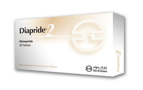 Buy Diapride Tablet 2Mg 30 PC Online - Kulud Pharmacy