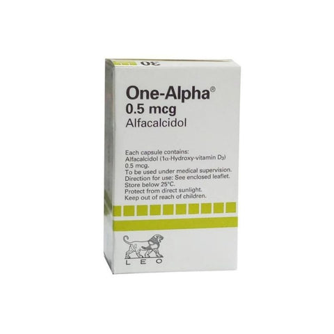 Buy One Alpha Capsule 0.5Mcg 30 CAP Online - Kulud Pharmacy