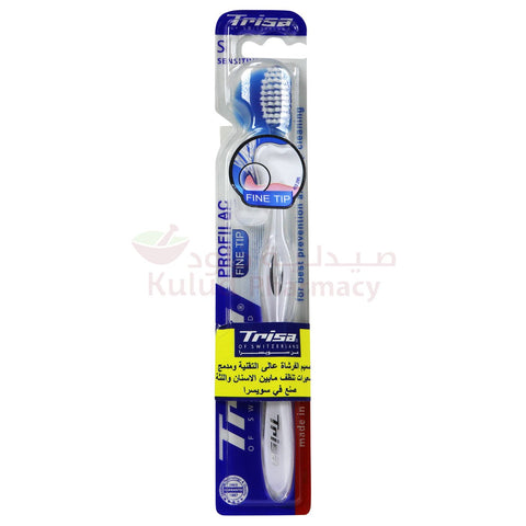 Buy Trisa Vitaclean Sensitive Travel Cup+ Toothbrush 1 PC Online - Kulud Pharmacy