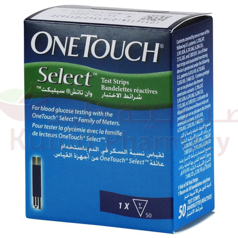 One Touch Select Test Strips 50 PC