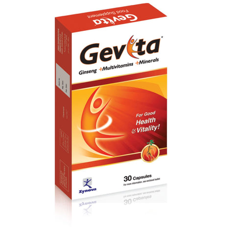 Buy Gevita Cap 30'S 30CAP Online - Kulud Pharmacy