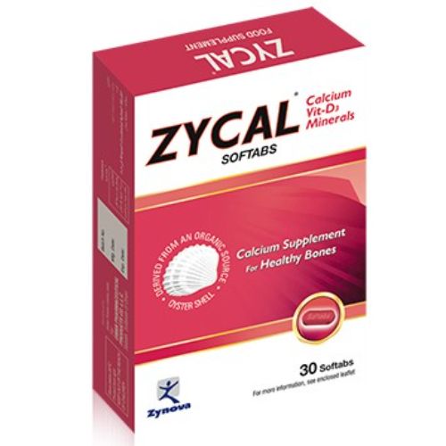 Zycal Tablet 30 PC | Vitamin D & Calcium Zycal Tablet 30 PC | Vitamin D & Calcium