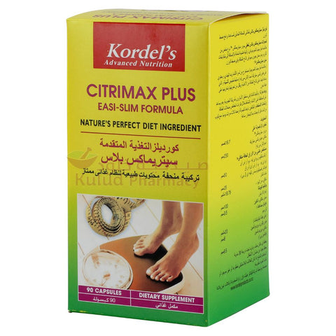 Buy Kordels Citrimax Plus Hard Capsule 90 PC Online - Kulud Pharmacy