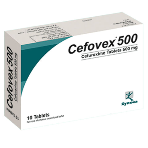 Buy Cefovex Tablet 500 Mg 10 Tab Online - Kulud Pharmacy