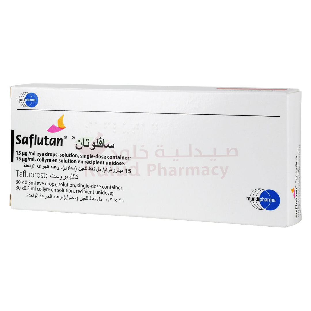 Saflutan Eye Drops 15 Mcg 30 PC Kulud Pharmacy
