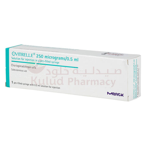 Buy Ovitrelle Ampoule 250 I.U 0.5 ML Online - Kulud Pharmacy