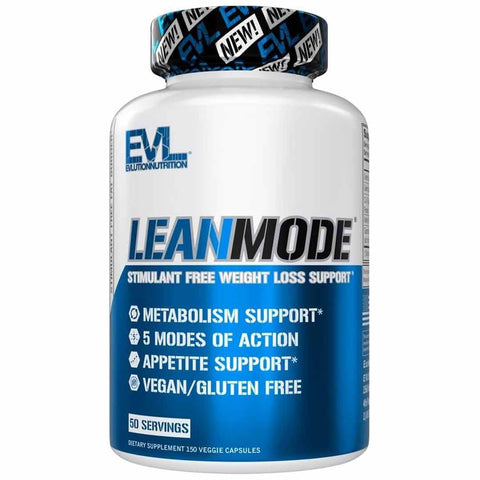 Evlution Nutrition, Leanmode, Stimulant Free Weight Loss Support, 150 Veggie Capsules