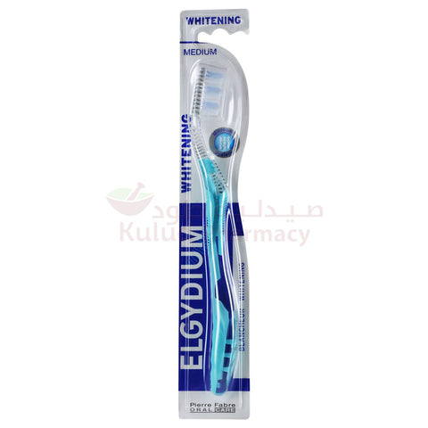 Buy Elgydium Bicarb Whitening Medium Toothbrush 1 PC Online - Kulud Pharmacy