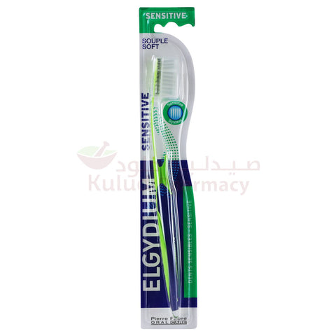 Buy Elgydium Sensitive Soft Toothbrush 1 PC Online - Kulud Pharmacy