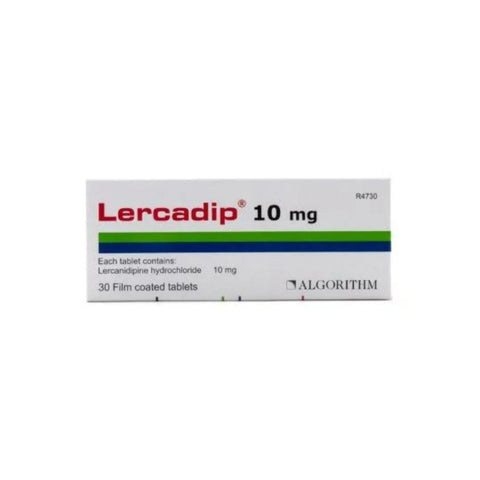 Buy Lercadip Tablet 10 Mg 30 PC Online - Kulud Pharmacy