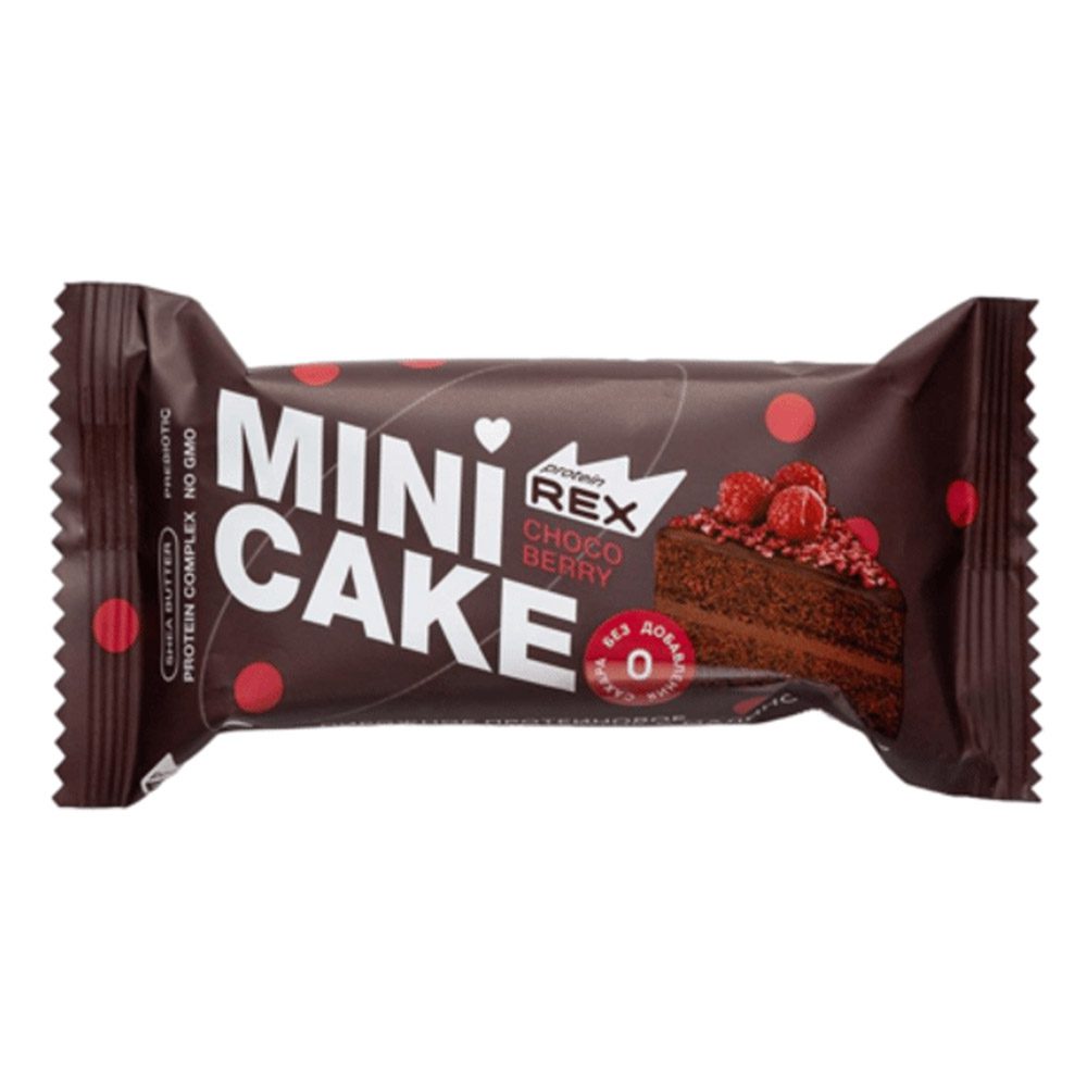 Rex Mini Protein Cake Chocolate-Raspberry Cake, 40 G | Protein Snacks Rex Mini Protein Cake Chocolate-Raspberry Cake, 40 G | Protein Snacks