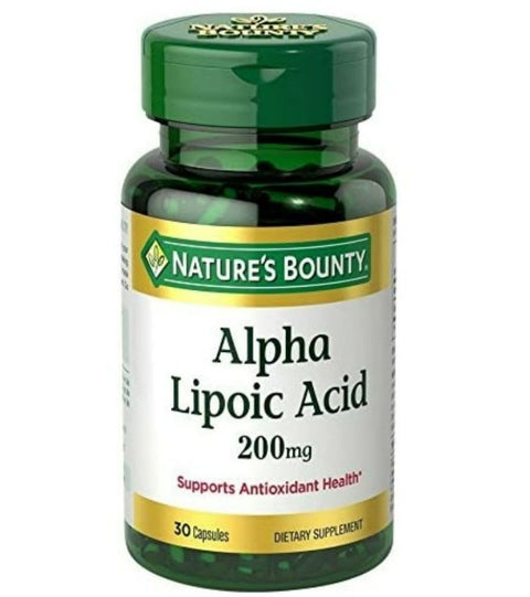 Buy Natures Bounty Alpha Lipoic Acid Tablet 200 Mg 30 Tab Online - Kulud Pharmacy