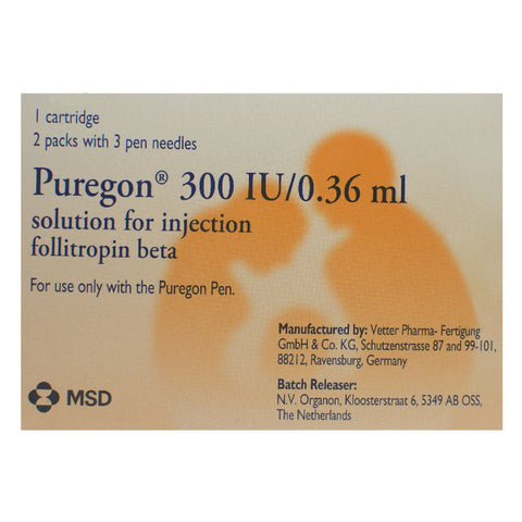 Buy Puregon Cartridge Ampoule 300 I.U 1 PC Online - Kulud Pharmacy